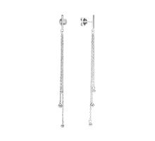 Серебряные серьги-подвески (B04540)