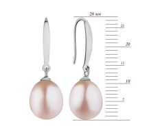 Серебряные серьги с жемчугом (SE01929): купить