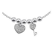 Серебряный браслет с фианитами (75204б): купить