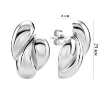 Серьги-пусеты из нержавеющей стали (JMN1164): купить