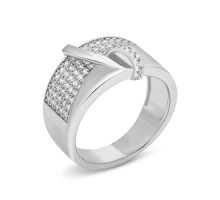Серебряное кольцо с фианитами (SR37552)