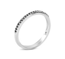 Серебряное кольцо с бриллиантами (1760/1р-BR-BL)