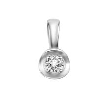 Серебряная подвеска с бриллиантом (3918р-BR)