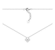 Серебряное колье с фианитами (FN3755)