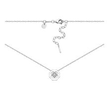 Серебряное колье с бриллиантом (8172р-BR)