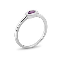 Серебряное кольцо с аметистом (SZDR16026)