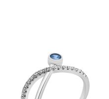 Серебряное кольцо с фианитами (SZDR28438): купить