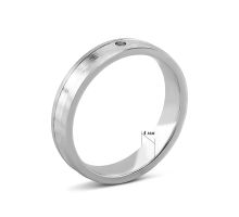 Обручальное кольцо с фианитом (SZDR32516): купить