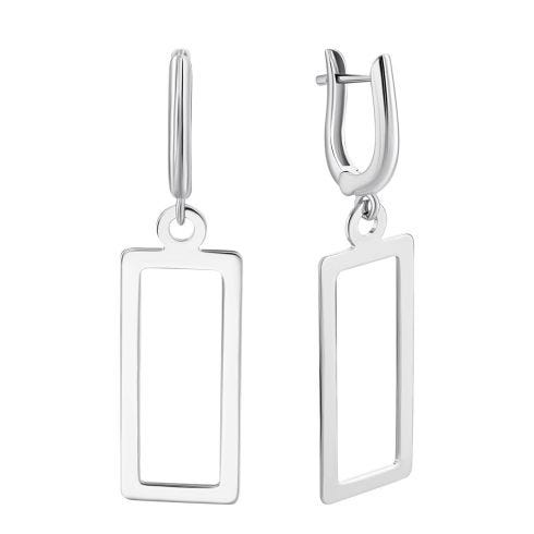 Срібні сережки-підвіски (2SME-01750-1)