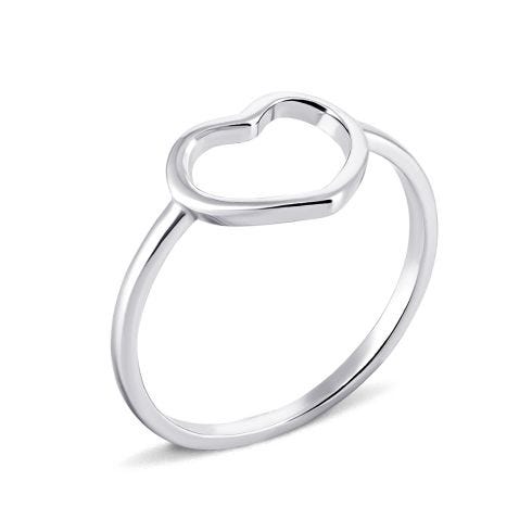 Срібна каблучка Серце (910135)