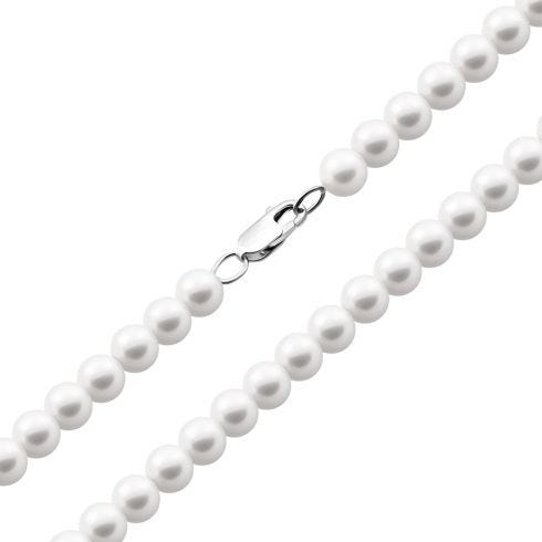 Срібне кольє з перлами (PS0907б)