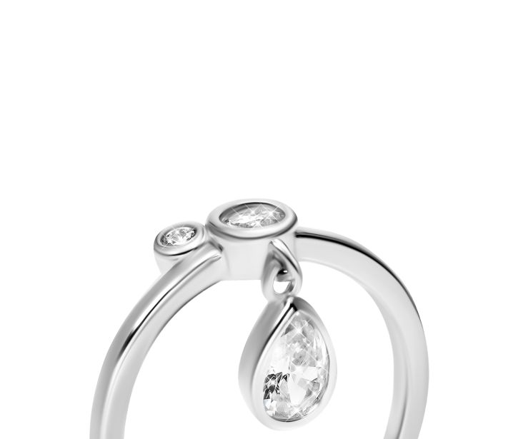 Серебряное кольцо с фианитами (SZDR28502): купить