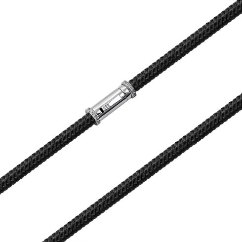 Ювелирный шнурок с серебряным замком (10424-ЖР)