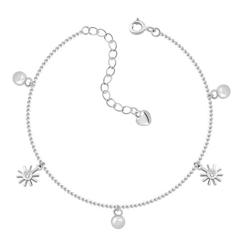 Серебряный браслет с фианитами (RB00011)