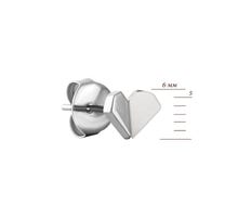 Срібні сережки-пусети з перламутром (E001885): купить