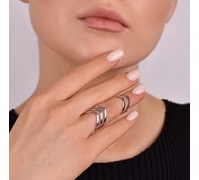 Фаланговое серебряное кольцо (10339): купить