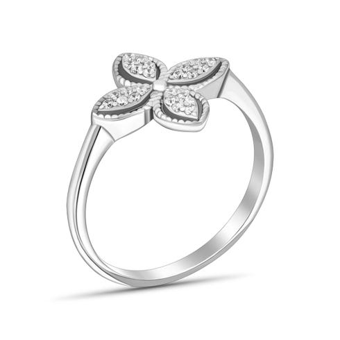 Серебряное кольцо с фианитами (FR18429-0310)