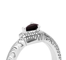 Серебряное кольцо с фианитом (R37791): купить