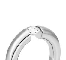 Серебряное кольцо с фианитом (R38639): купить