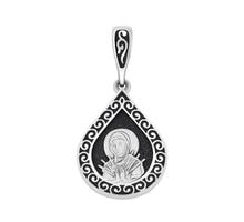 Срібна підвіска-іконка Божої Матері «Семистрільна» (1093 Р)