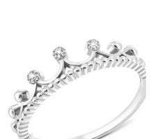 Серебряное кольцо Корона с фианитами (500149-Р): купить