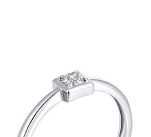 Серебряное кольцо с бриллиантами (1767/1р-BR): купить