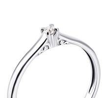 Серебряное кольцо с бриллиантом (0161R-BR): купить