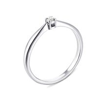 Серебряное кольцо с бриллиантом (2206/1R-BR)