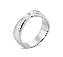 Серебряное кольцо с бриллиантом (900000-Р)
