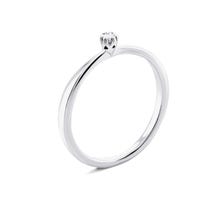 Серебряное кольцо с бриллиантом (СД-029р): купить