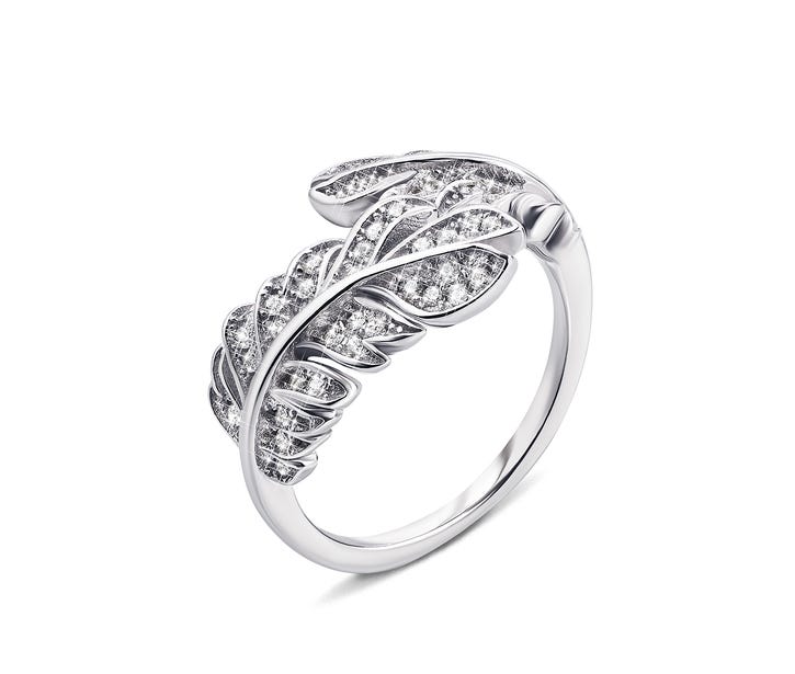 Серебряное кольцо с фианитами (PSS0797-R)