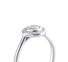 Серебряное кольцо с фианитами (PSS1055R): купить