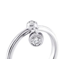 Серебряное кольцо с фианитами (PSS1057R): купить