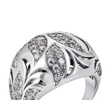 Серебряное кольцо с фианитами (СТ1096): купить