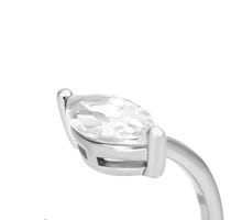 Серебряное кольцо с фианитом (R37916): купить