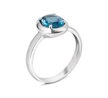 Серебряное кольцо с кварцем London blue (1737/1р-QLB)