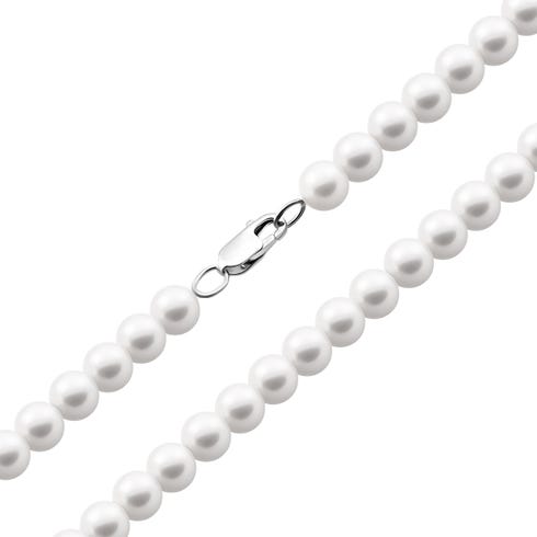Срібне кольє з перлами (PS0507б)