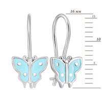 Срібні сережки Метелики (ВС-057ерС): купить