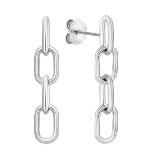 Срібні сережки-підвіски (SZDE00354)