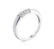 Серебряное кольцо с фианитами (SR2443)