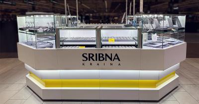 Открытие магазина «Sribna Kraina» в Киеве.